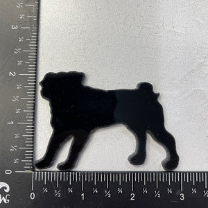 pre-cut pug, approximately 2” x 3”