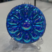 Load image into Gallery viewer, 65mm cobalt blue iridescent wheel jewel