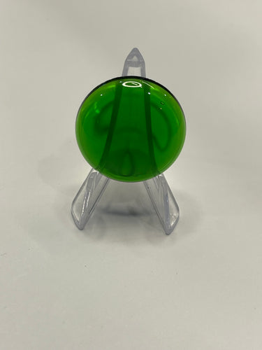 25mm emerald green smooth jewel