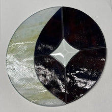 Load image into Gallery viewer, Love you to the moon, 7” diameter pre-cut glass &amp; bevel kit with pattern