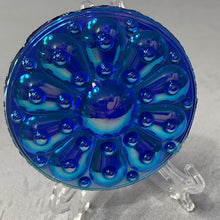 Load image into Gallery viewer, 65mm cobalt blue iridescent wheel jewel