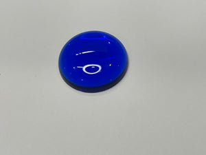 25mm cobalt blue smooth jewel