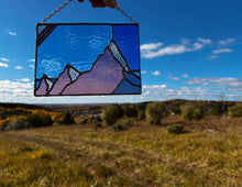Load image into Gallery viewer, Purple Mountain Majesty pre-cut kit by Hypmatizarism Glass