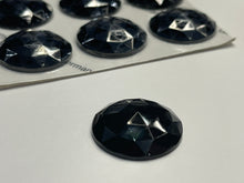 Load image into Gallery viewer, 35mm black faceted jewel