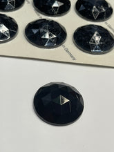 Load image into Gallery viewer, 35mm black faceted jewel