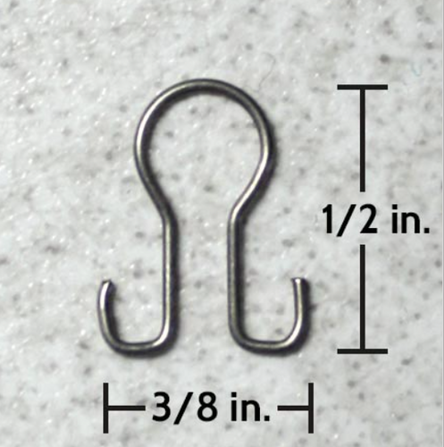 Ellie mini fusible hangers (high temp wire), 1 pair
