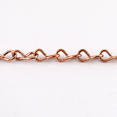 copper jack chain, 16 gauge, 1 foot