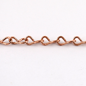 copper jack chain, 16 gauge, 1 foot