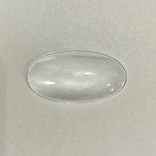 Load image into Gallery viewer, SALE: 36mm x 19mm smooth oval clear jewel