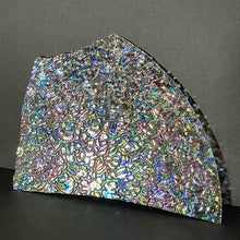 Load image into Gallery viewer, CBS mixture dichroic figure c wissmach clear 96 COE, 1 quarter circle odd sizes