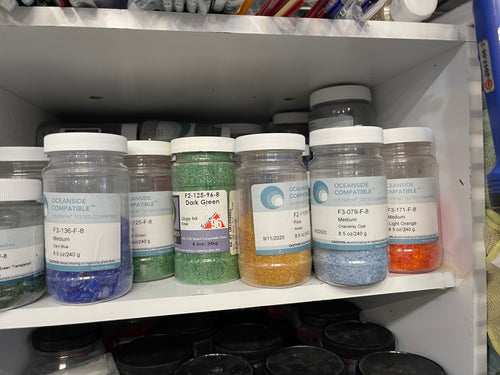 Frit 96 COE: various colors sold by the ounce