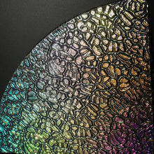 Load image into Gallery viewer, CBS mixture dichroic figure c wissmach clear 96 COE, 1 quarter circle odd sizes