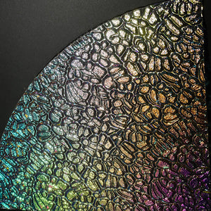 CBS mixture dichroic figure c wissmach clear 96 COE, 1 quarter circle odd sizes