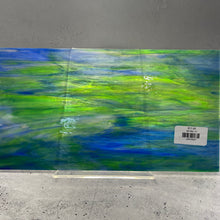 Load image into Gallery viewer, WI196L wissmach dark blue, purple, green, white 8 x 13.5