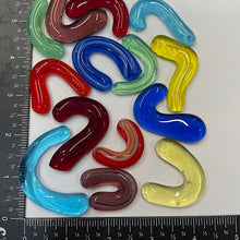 Load image into Gallery viewer, NEW: Unique mix of Oceanside squiggles, 96 COE, 10oz