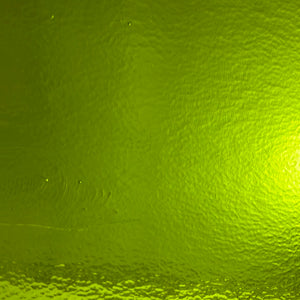 B142630 bullseye spring green transparent double rolled 90 COE 8.75 x 10