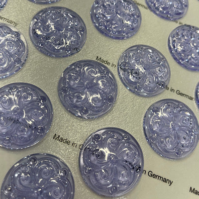 SALE: 35mm neodym uranium swirl jewel