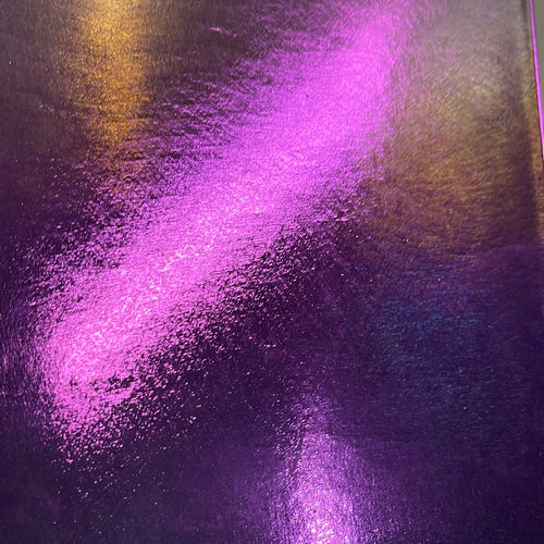 B123431 bullseye violet striker rainbow iridescent 90 COE 8.75 x 10
