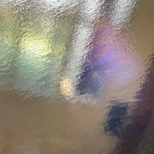 Load image into Gallery viewer, B142951 bullseye light silver gray rainbow iridescent thin 90 COE 8.75 x 10