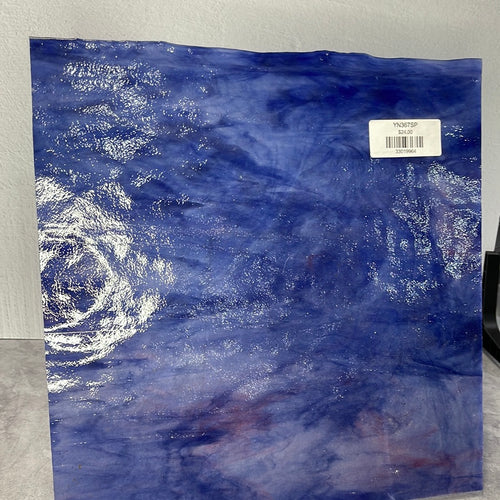 YN367SP youghiogheny neodymium, dark purple blue, pink stipple 11.5 x 12