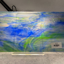 Load image into Gallery viewer, WI196L wissmach dark blue, purple, green, white 8 x 13.5