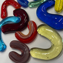 Load image into Gallery viewer, NEW: Unique mix of Oceanside squiggles, 96 COE, 10oz
