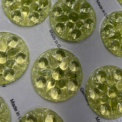 SALE: 42mm yellow uranium fancy jewel