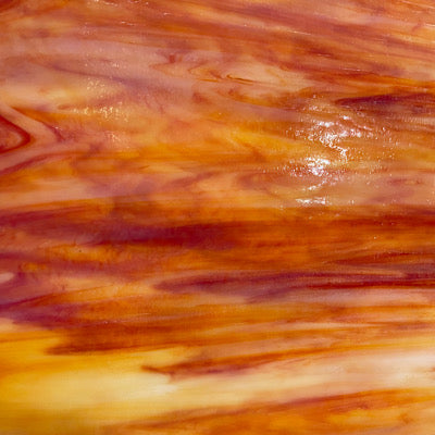 WI27D wissmach orange, white opal 8 x 14