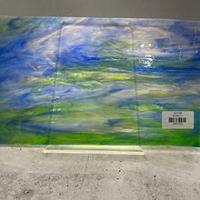 Load image into Gallery viewer, WI196L wissmach dark blue, purple, green, white 8 x 13.5
