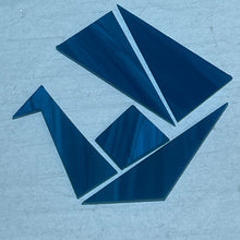 Load image into Gallery viewer, pre-cut origami crane for copper foil (may be made to order, please allow 1 week to ship)