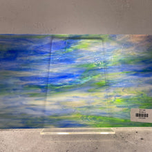 Load image into Gallery viewer, WI196L wissmach dark blue, purple, green, white 8 x 13.5