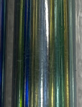 Load image into Gallery viewer, Bullseye assortment of transparent stringers, 90 COE (approximately 118 stringers per tube)