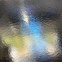 Load image into Gallery viewer, B102531 bullseye light orange striker rainbow iridescent 90 COE 8.75 x 10