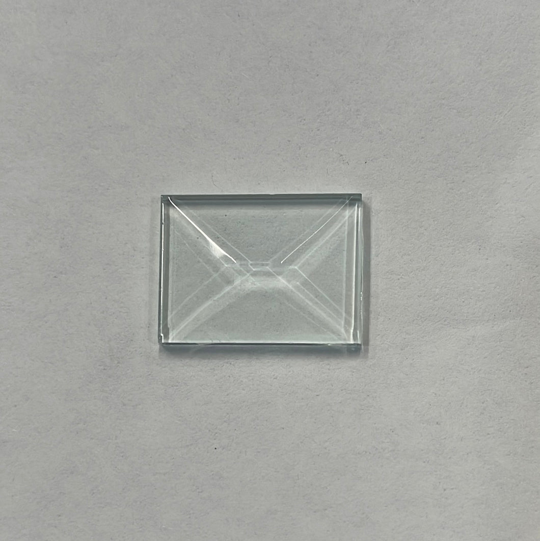 0.75 x 1 rectangle bevel