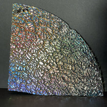 Load image into Gallery viewer, CBS mixture dichroic figure c wissmach clear 96 COE, 1 quarter circle odd sizes