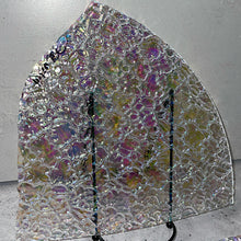 Load image into Gallery viewer, CBS mixture dichroic figure c wissmach clear 96 COE, 1 quarter circle odd sizes