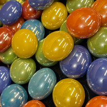 Load image into Gallery viewer, NEW: Solid iridescent glass nuggets in rainbow assortment, medium size, 16oz