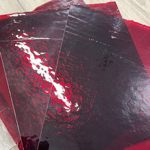 Load image into Gallery viewer, B131100 bullseye cranberry pink, transparent 90 COE, 8 x 10