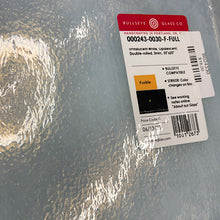 Load image into Gallery viewer, B024330 bullseye translucent white opalescent 90 COE 8.75 X 10