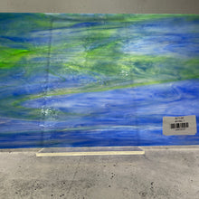 Load image into Gallery viewer, WI196L wissmach dark blue, purple, green, white 8 x 13.5