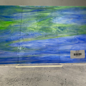 WI196L wissmach dark blue, purple, green, white 8 x 13.5