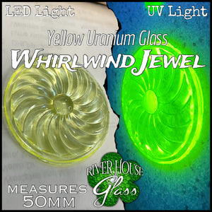 50mm yellow uranium whirlwind jewel