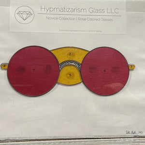 Rose Colored Glasses pre-cut kit by Hypmatizarism Glass