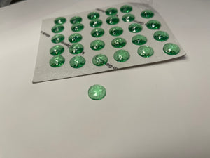 SALE: 11mm green uranium faceted