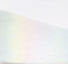 Load image into Gallery viewer, B011331 Bullseye white iridescent double rolled 90 COE 8.5 x 10