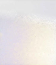 Load image into Gallery viewer, B011331 Bullseye white iridescent double rolled 90 COE 8.5 x 10