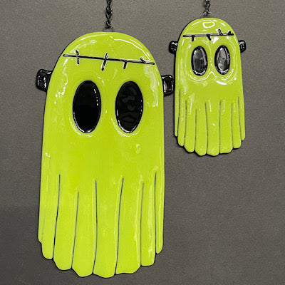 Frankenghost stained glass suncatcher, 2 sizes