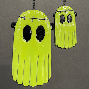Frankenghost stained glass suncatcher, 2 sizes