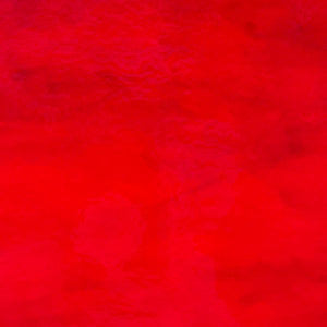 B012430 Bullseye red opal double rolled 90 COE 10 x 10