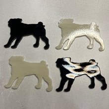 Load image into Gallery viewer, pre-cut pug, approximately 2” x 3”